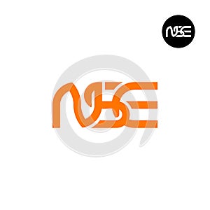 Letter NSE Monogram Logo Design