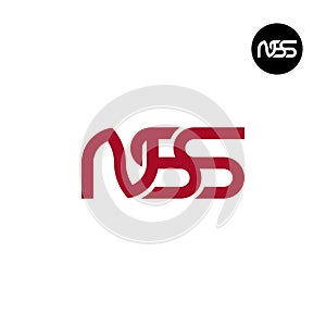 Letter NSS Monogram Logo Design
