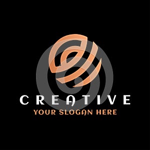 Letter O logo design Template. Initial O letter logo geometric shape. o letter logo icon