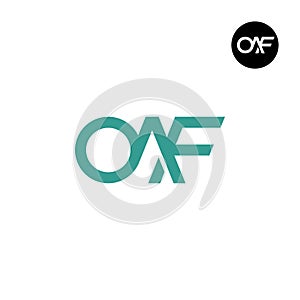 Letter OAF Monogram Logo Design