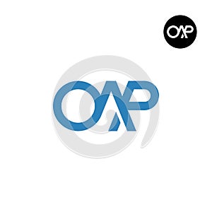 Letter OAP Monogram Logo Design