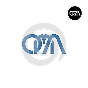 Letter OMA Monogram Logo Design