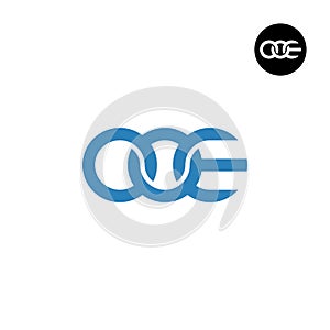 Letter OOE Monogram Logo Design