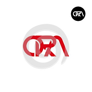 Letter ORA Monogram Logo Design photo