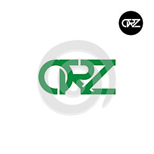 Letter ORZ Monogram Logo Design photo