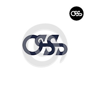 Letter OSS Monogram Logo Design photo