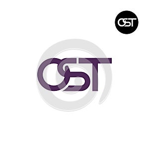 Letter OST Monogram Logo Design photo