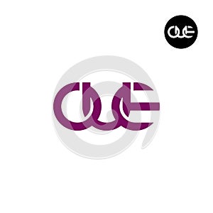 Letter OUE Monogram Logo Design