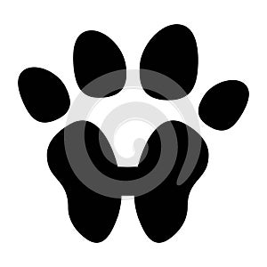 H letter paw pet logo template photo