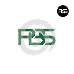 Letter PBS Monogram Logo Design photo