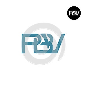 Letter PBV Monogram Logo Design