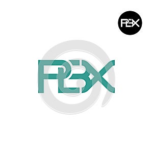 Letter PBX Monogram Logo Design