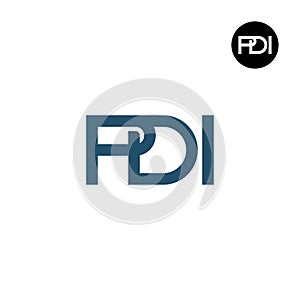 Letter PDI Monogram Logo Design