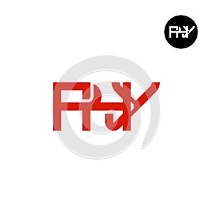 Letter PHY Monogram Logo Design photo