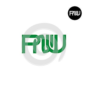 Letter PNW Monogram Logo Design