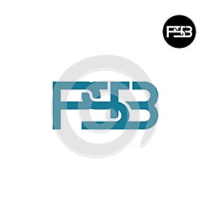 Letter PSB Monogram Logo Design