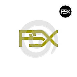 Letter PSX Monogram Logo Design