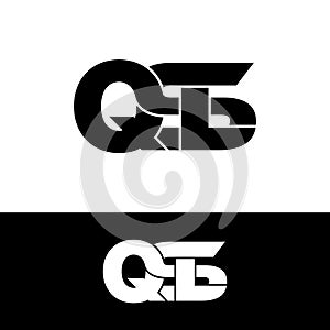 Letter QSL simple monogram logo icon design.