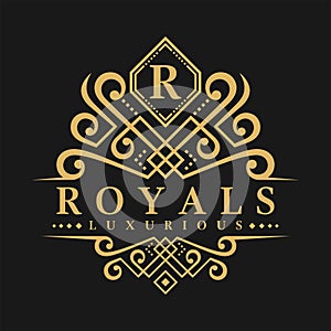 Letter R Logo - Classic Luxurious Style Logo Template