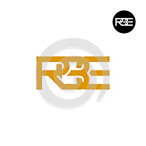 Letter RBE Monogram Logo Design