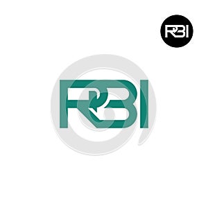 Letter RBI Monogram Logo Design photo