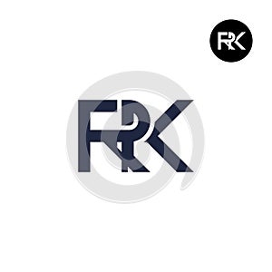 Letter RK Monogram Logo Design