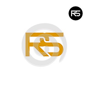 Letter RS Monogram Logo Design