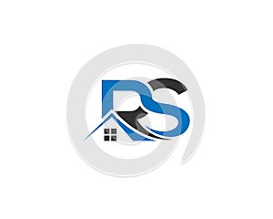 Letter RS Real Estate Home Initial Logo