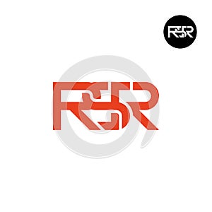 Letter RSR Monogram Logo Design