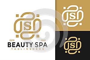 Letter S Beauty Spa Logo Design, brand identity logos vector, modern logo, Logo Designs Vector Illustration Template