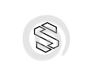 Letter S icon symbol. Letter S logo icon design vector sign.