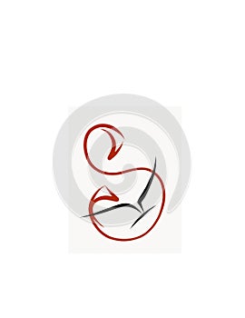 Letter S  logo design template elements