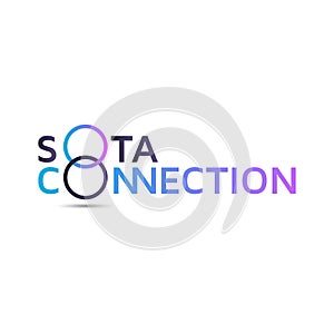 Letter SC vector logo design