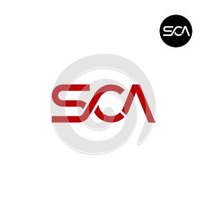 Letter SCA Monogram Logo Design photo