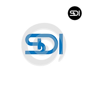 Letter SDI Monogram Logo Design