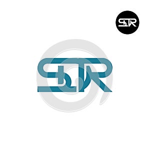 Letter SDR Monogram Logo Design photo