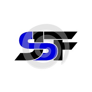 Letter SJF simple monogram logo icon design.