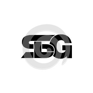 Letter SLG simple monogram logo icon design.