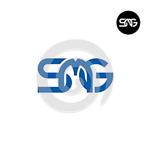 Letter SMG Monogram Logo Design photo