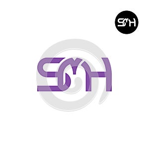 Letter SMH Monogram Logo Design