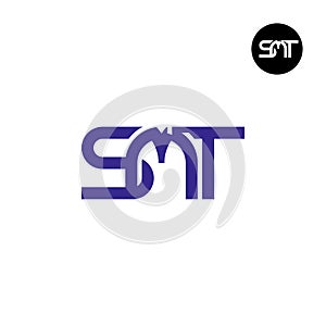 Letter SMT Monogram Logo Design