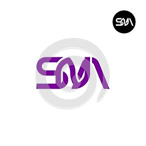 Letter SNA Monogram Logo Design