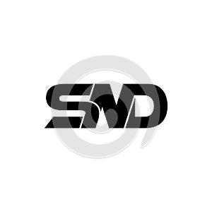 Letter SND simple monogram logo icon design.