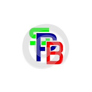 Letter SPB for company design logo branding letter element photo