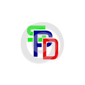 Letter SPD for company design logo branding letter element