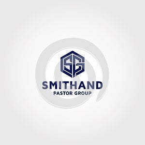 Letter SPG vector logo design