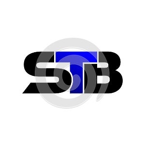 Letter STB simple monogram logo icon design.