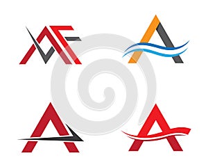 Letter a symbol illustration