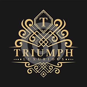 Letter T Logo - Classic Luxurious Style Logo Template