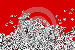 Letter tile background